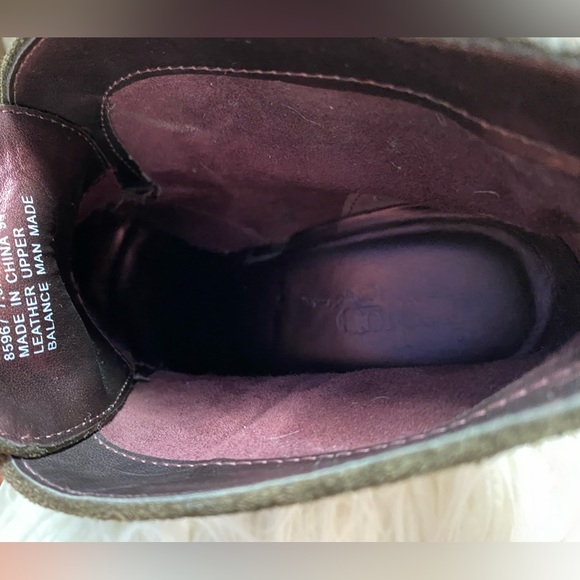 Clarks Suede Lace-Up Ankle Boots - Picture 4 of 10